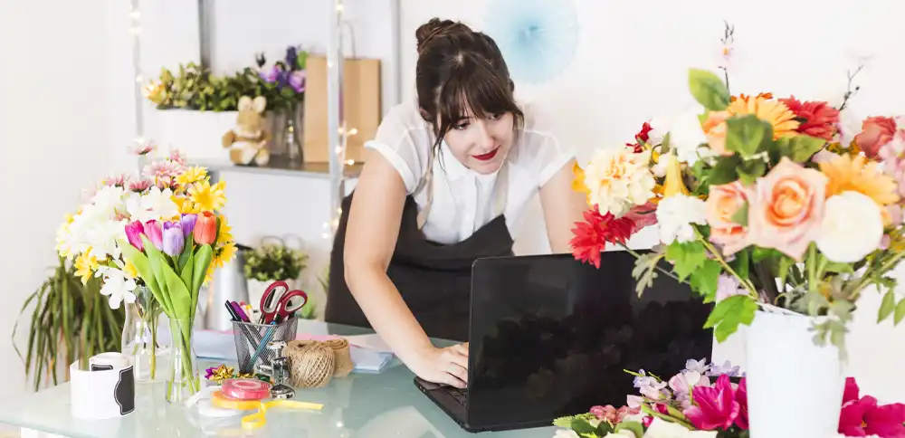 تولید محتوا برای سایت گلفروشی توسط نویانوین