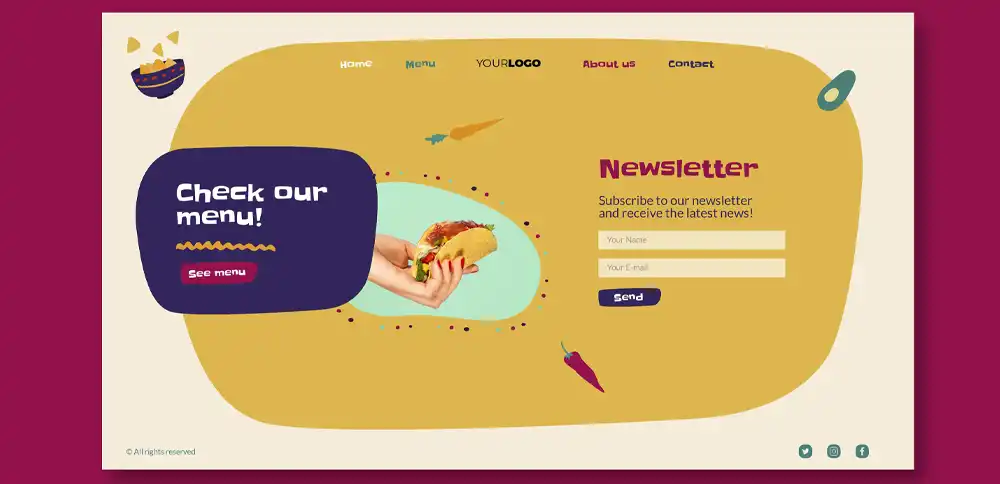 طراحی بصری هماهنگ با برند